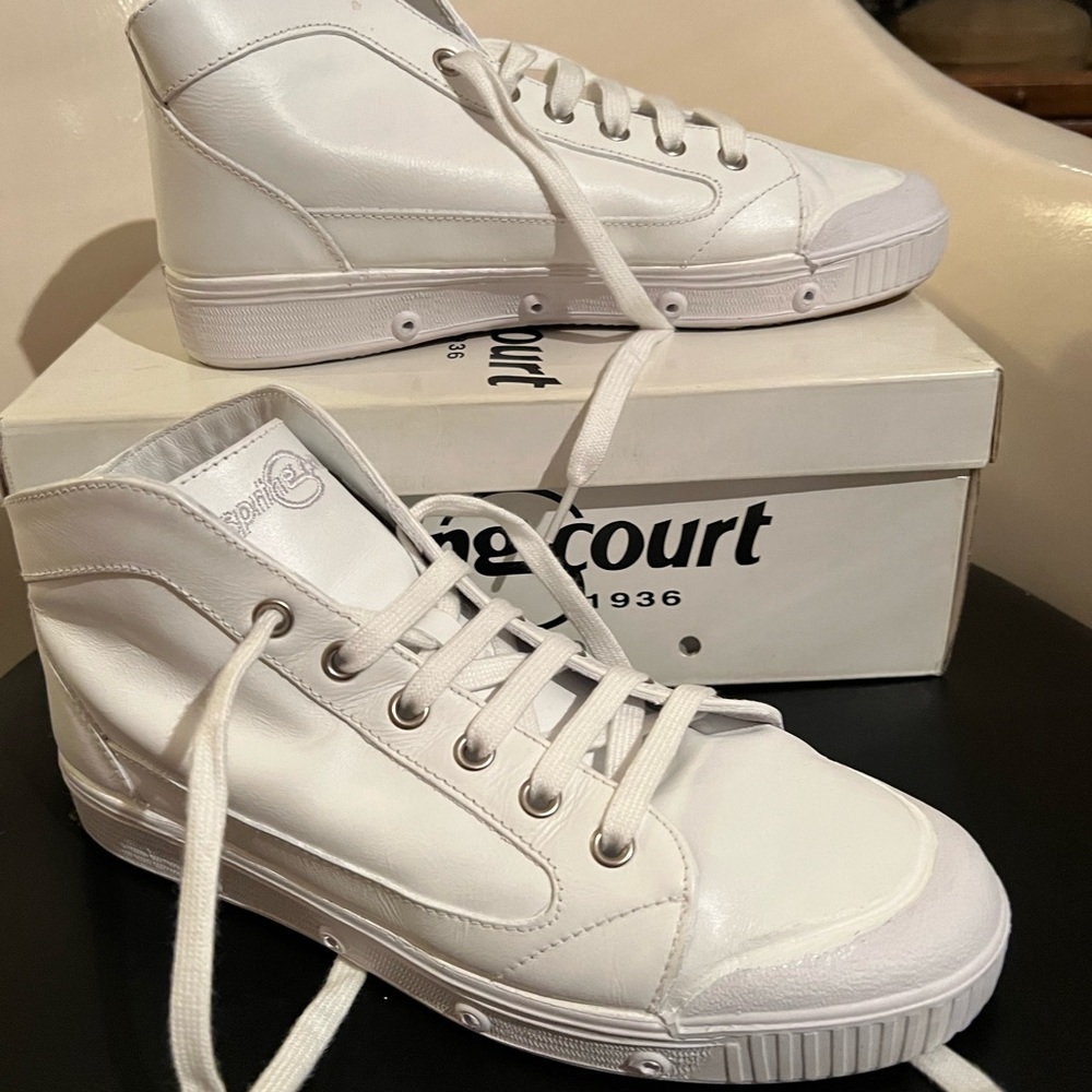 Spring Court White Nappa Leather - Size 40/US 9.5 Never Worn